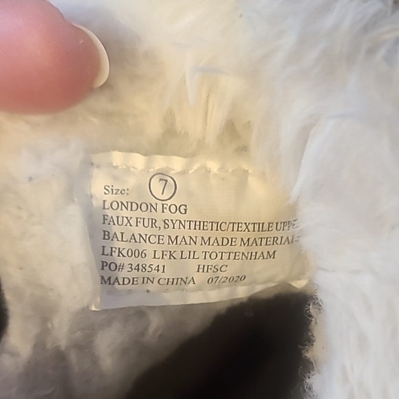 London Fog Pink and Gray Kids Winter Snow Boots - Picture 3 of 9